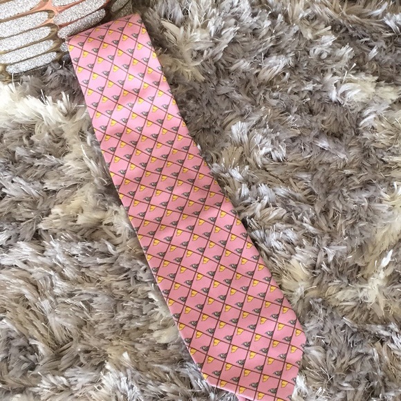 Burberry Pink Tie - Picture 2 of 7